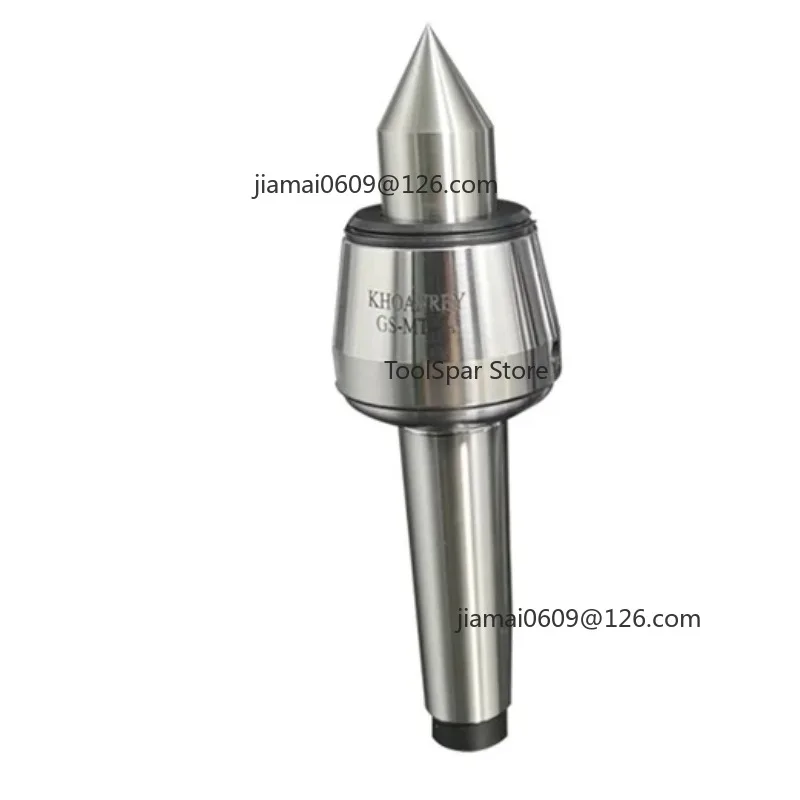 MT4 Live Center High Precision Heavy Duty Lathe Tailstock Thimble Alloy Shockproof High Speed Rotary Movable Center