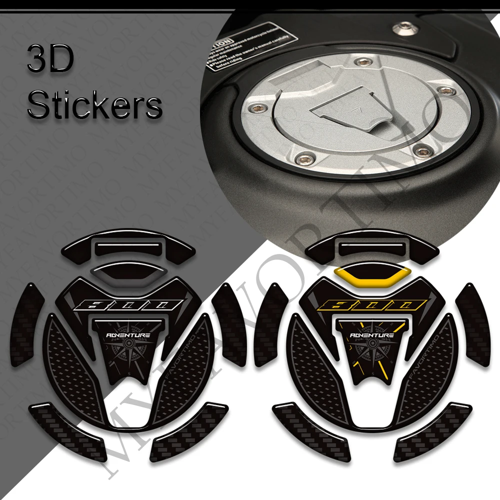 New Decoration decals kit Motorcycle Fuel Tank Cap stickers 3D Epoxy resin For Kove 800X 800 X Pro Super Adventure RALLY ADV