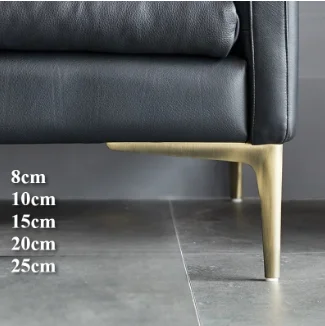 4pec Metal Sofa Legs - 12/15/18/25cm Height for TV Cabinet/Bed/Coffee Table/Desk/Stool/Chair (Multi-Purpose Use)