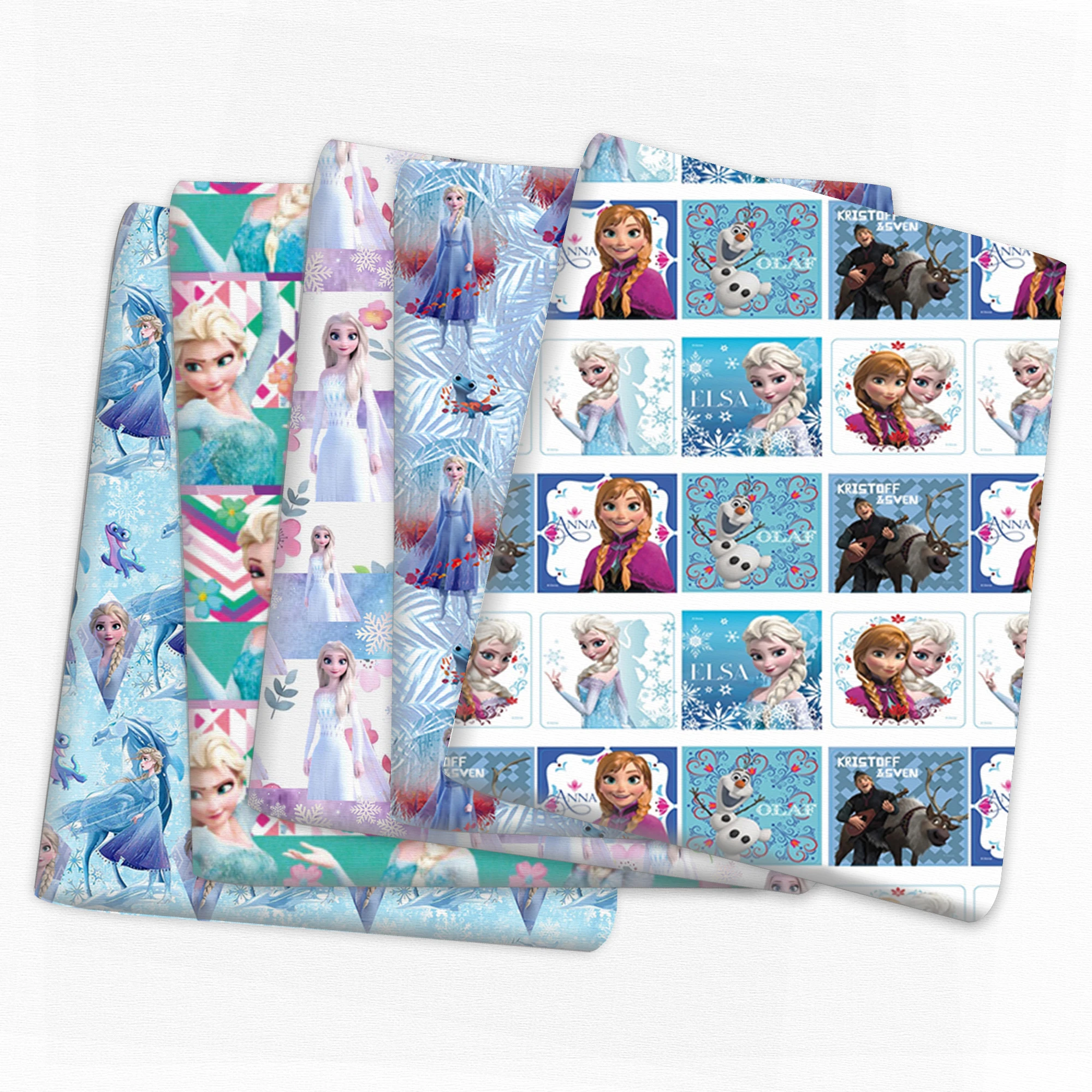 Disney Frozen Elsa Anna Olaf 50*145cm 100% Cotton Fabric Sewing Quilting Fabric Needlework Material DIY Handmade Patchework