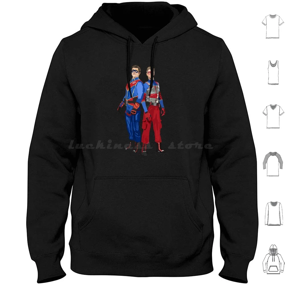 Kid Danger And Captain Man Hoodie cotton Long Sleeve Henry Danger Henry Danger Episode Henry Danger Movie Henry Danger