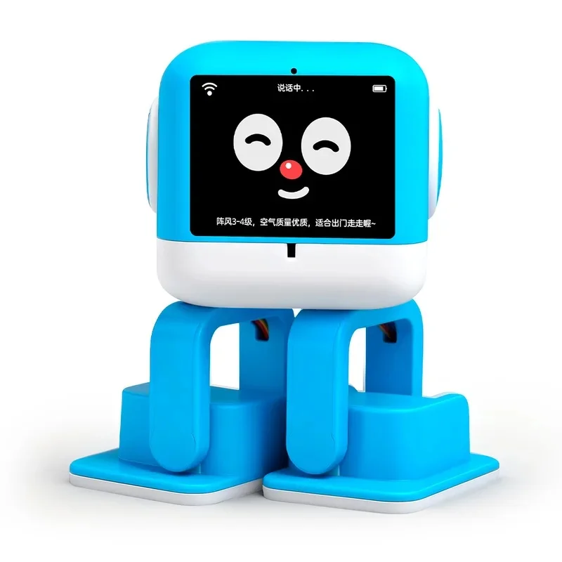 AI Robot with LCD Display | Touch Interactive, Voice Control, Chat & Dance, Educational Learning Companion Toy for Kids