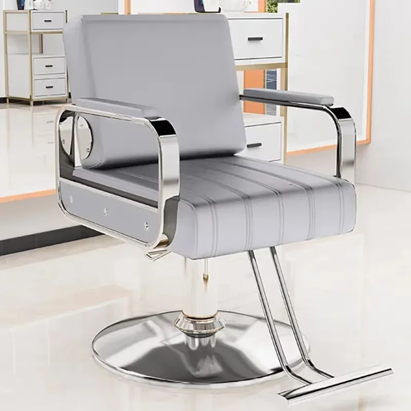 

Adjustable Comfy Barber Chair Elegant Aesthetic Premium Hairdressing Chair Fashionable Trendy Silla Barbero Salon Furniture