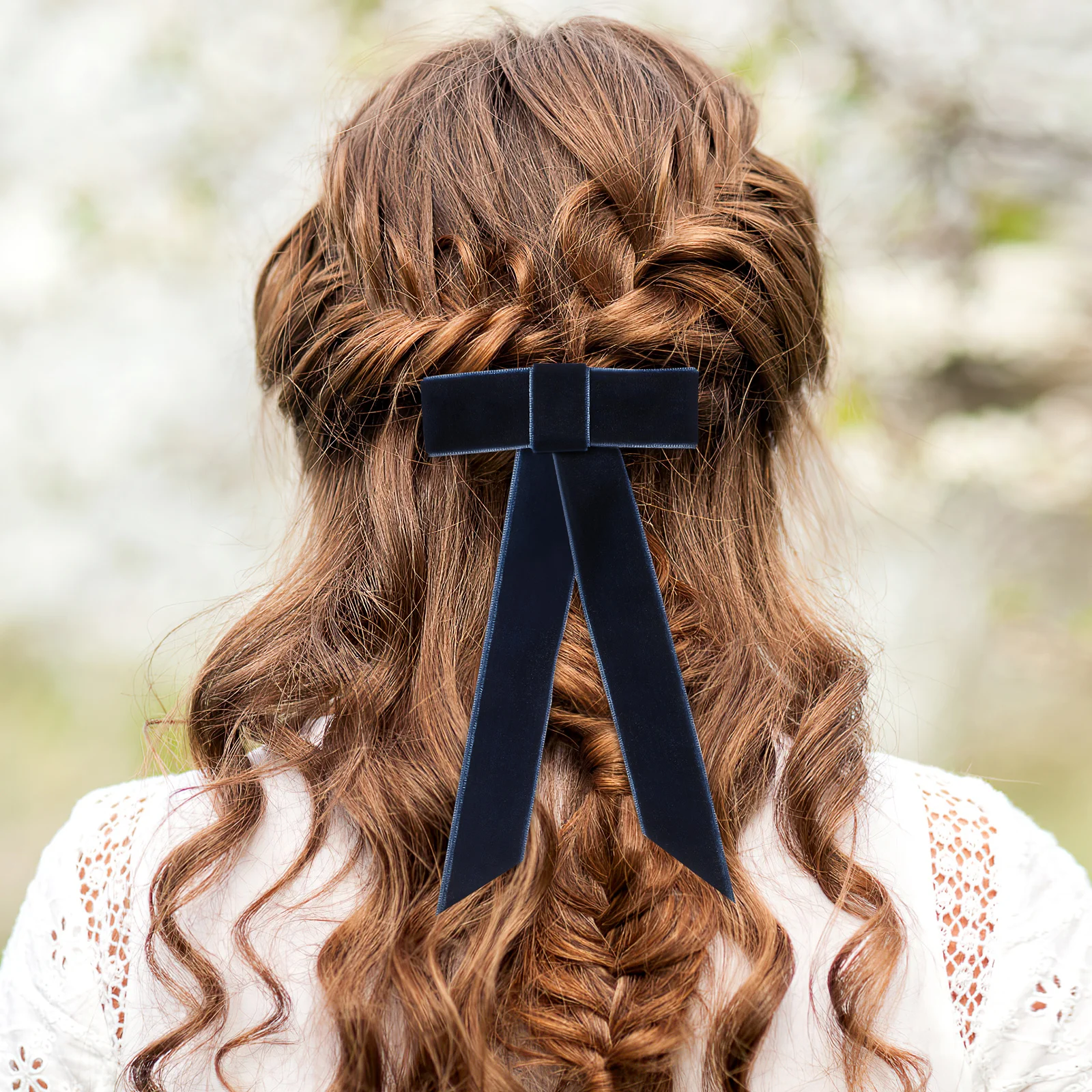 

1Pcs Large Bowknot Hair Clip Durable Elegant Spring Spring Barrette for Girls Birthday Party Christmas Hair Accessories