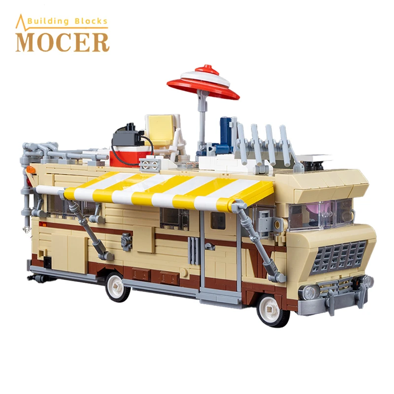 

MOCER Ideas Technical Car Movie Walking Deads Camper Van Dale's RV Creative Expert Bricks Set Building Blocks Kid Toys XMAS Gift