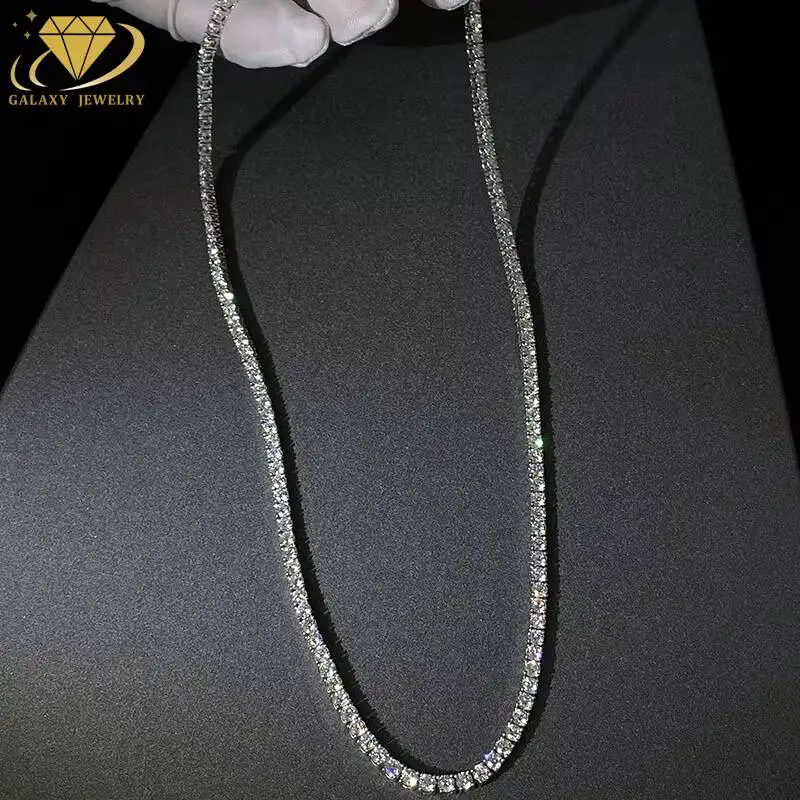 Luxury Jewelry IGI Certified Lab Grown Diamond Tennis Bracelet Chain 10K 14K 18K Gold Lab Created Diamond Tennis Chain