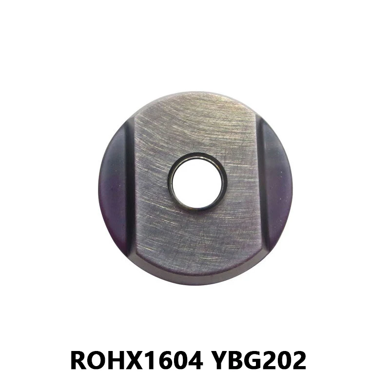 

ROHX1604 YBG202 Round Milling Cutter CNC Carbide Inserts Metal Tool ROHX 1604 for General Processing Mechanical Workshop Tools