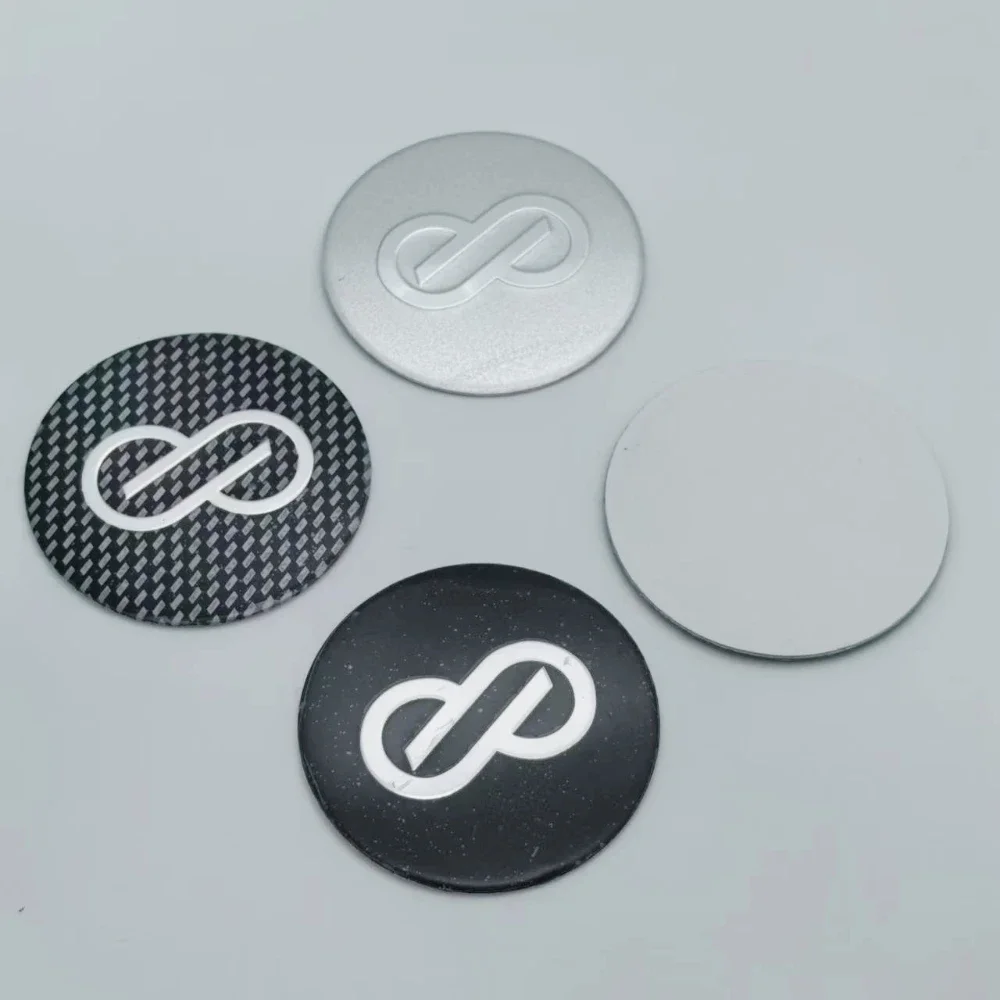 4 قطعة 45 مللي متر 56 مللي متر Enkei شارة شعار ملصقات السيارات اكسسوارات لسيارة عجلة مركز قبعات شعار عجلات حافة Hubcaps غطاء محور استبدال