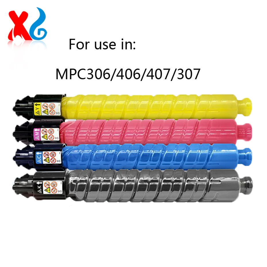 Tonerkartusche für Ricoh MPC406 MPC306 MPC307 MPC407 C406zsp 307 407 Lanier MPC306 406 Savin MP C306 406 842095 842096 17K 6K