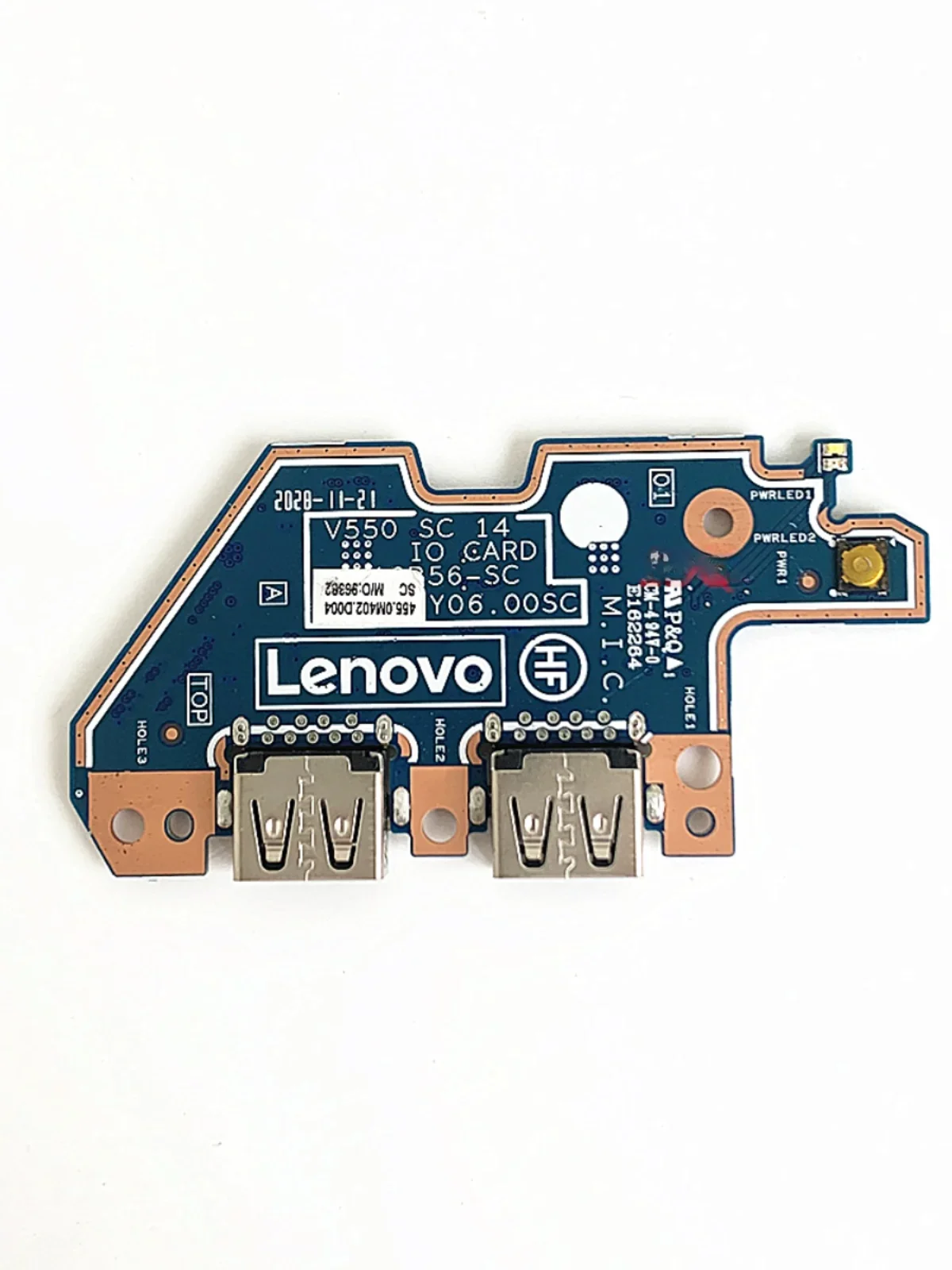 

Новая маленькая плата USB для Lenovo V550-14, 5C50S25140, маленькая плата переключателей, аудиоплата