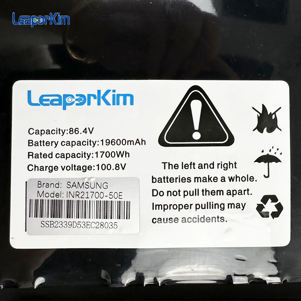 Original LeaperKim Sherman S 100.8V 1700Wh Battery Only Suit for Official 100.8V LeaperKim Sherman S Electric Unicycle