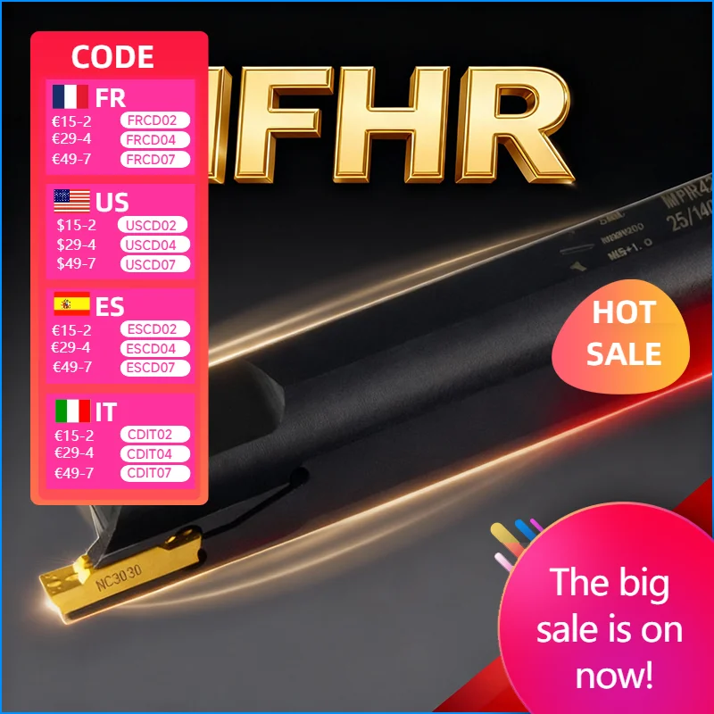 

MFHR320-25/70 MFHR325 MFHR420/425 Grooving Tool Holder MGMN300/400 Carbide Insert Straight Shank Internal Turning Tool Lathe Bar