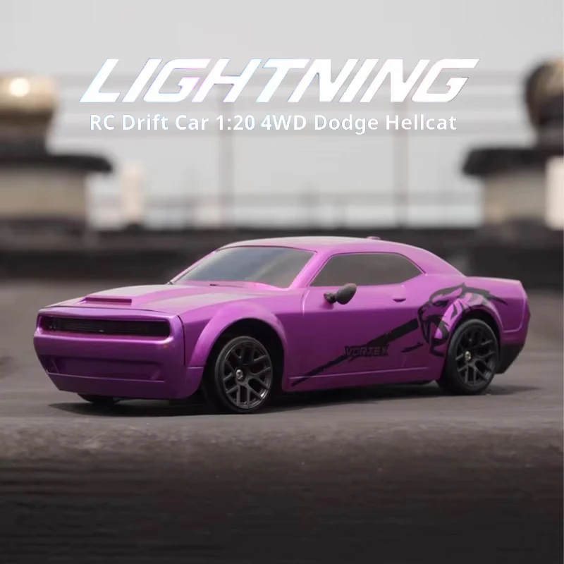 

Профессиональный гоночный автомобиль Dodge Hellcat Drift, высокоскоростной полноприводный игрушечный автомобиль для соревнований, модель автомобиля с дистанционным управлением для взрослых