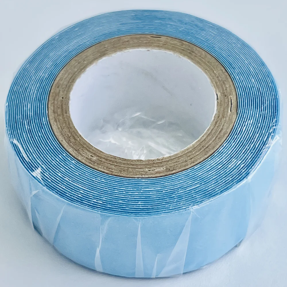 Blue Wig Double Sided Adhesive Tape Lace Front Super Hold Waterproof For Hairpiece Toupee Hair Extension Styling Tools image 6