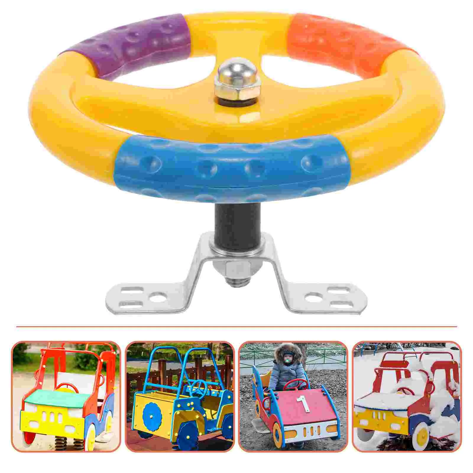 Toy Rocker Steering Wheel for Children Car Swing Disc Kids Toddler Round Vehicle Metal Plastic Baby Aeroplane Toys