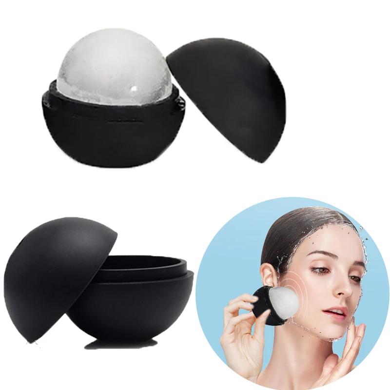 1 قطعة بكرة الثلج للوجه والعين تجميل الوجه الجليد الأسطوانة أدوات العناية بالبشرة الجليد الوجه مكعب سيليكون قالب الثلج اكسسوارات التجميل #1