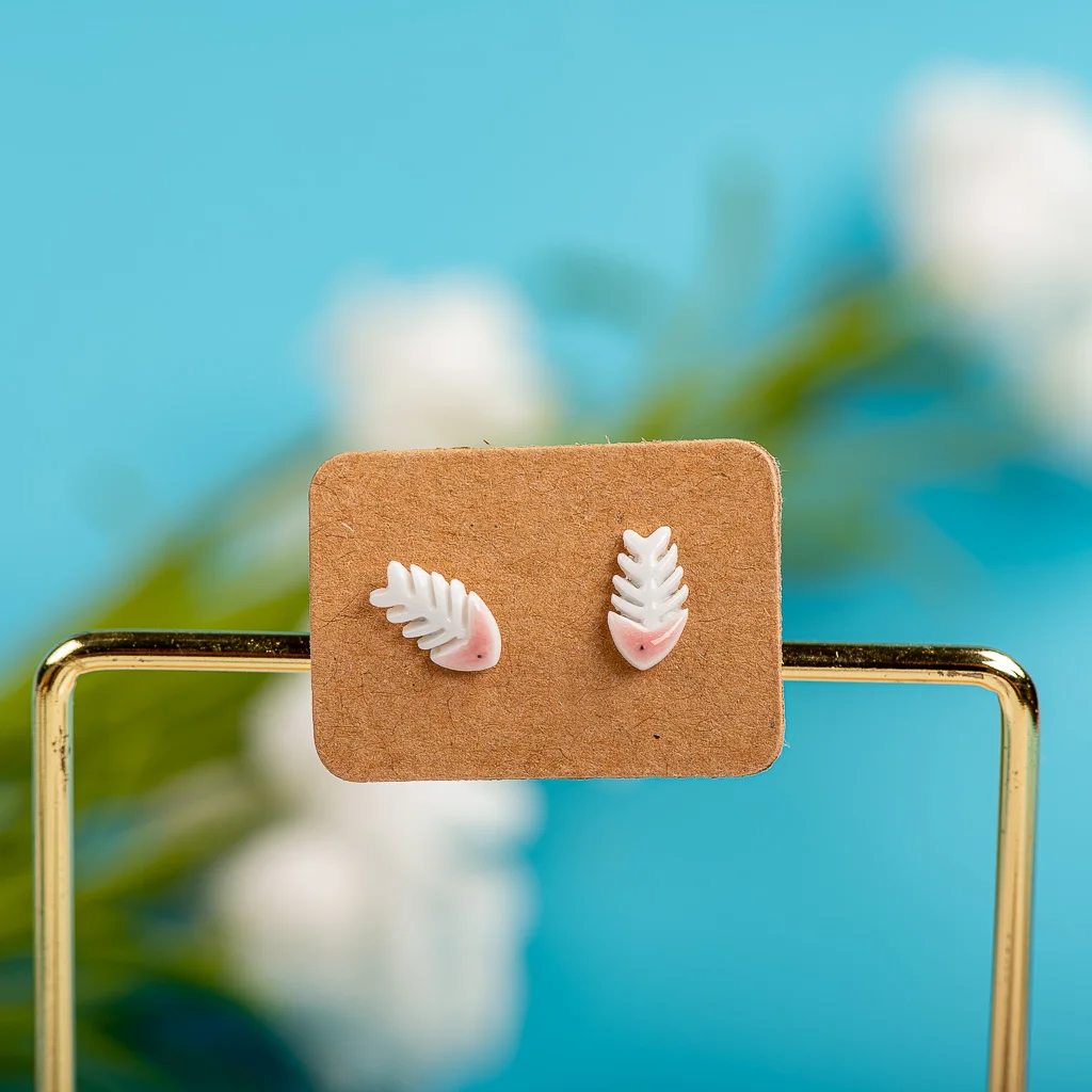 Porcelain Multicolor Ceramic Earrings Anti-allergic Cartoon cute little animal jewelry  #LY529 серьги 2021 тренд аниме серьги