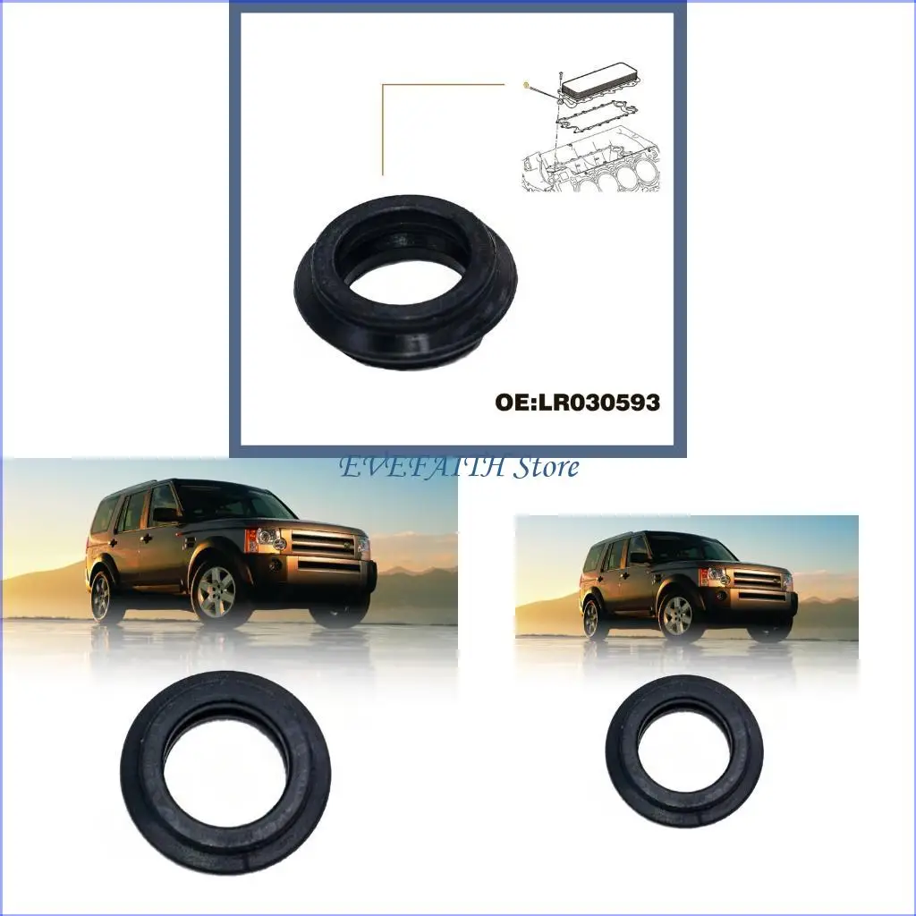 124B Efficient Plastic Oil Cooling Outlet Pipe Seal Ringing Gasket LR030593 For LR4