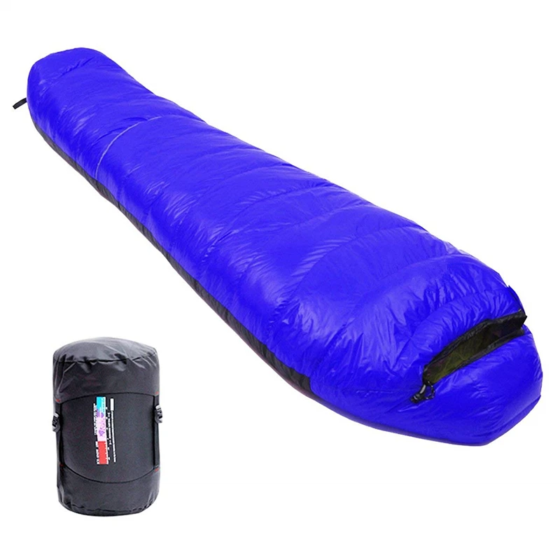 

Outdoor adult ultra light mummy duck down waterproof sleeping bag