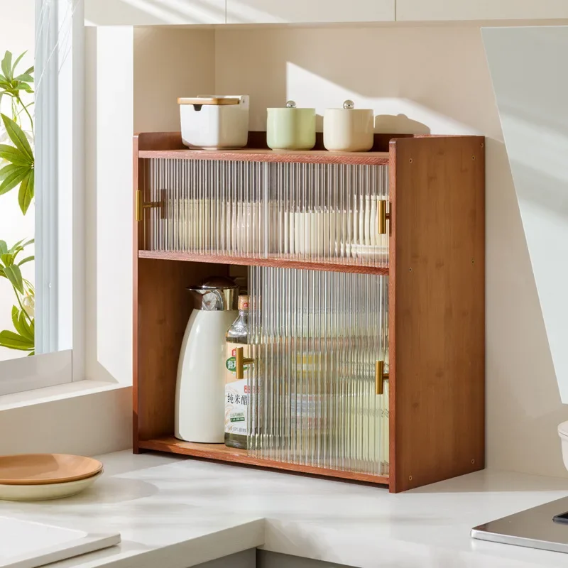 

Kitchen locker countertop multi-functional square seasoning bowl storage box locker side water cup rack rack