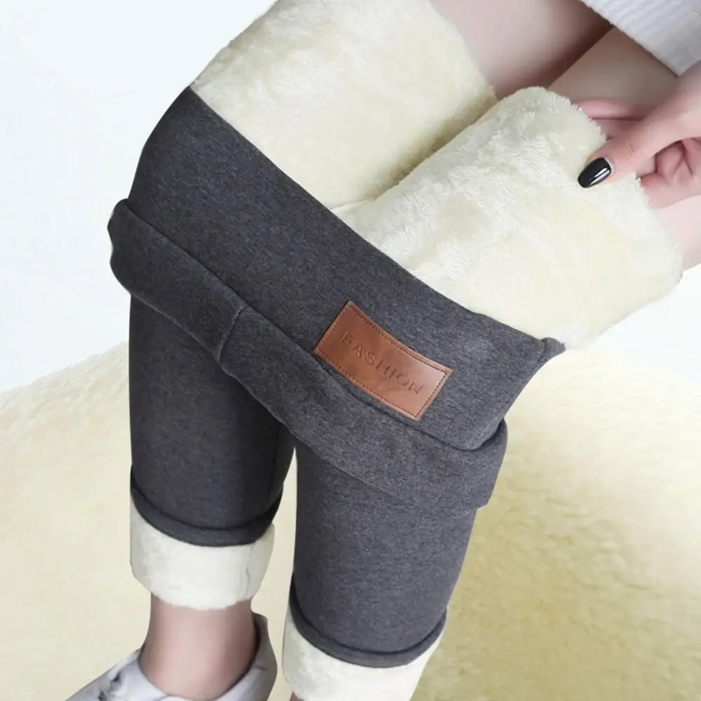 

Seamless Winter Thicken Slim Warm Push Up Fitness Leggings Hip Lifting Pants Leggings Lambwool Pants