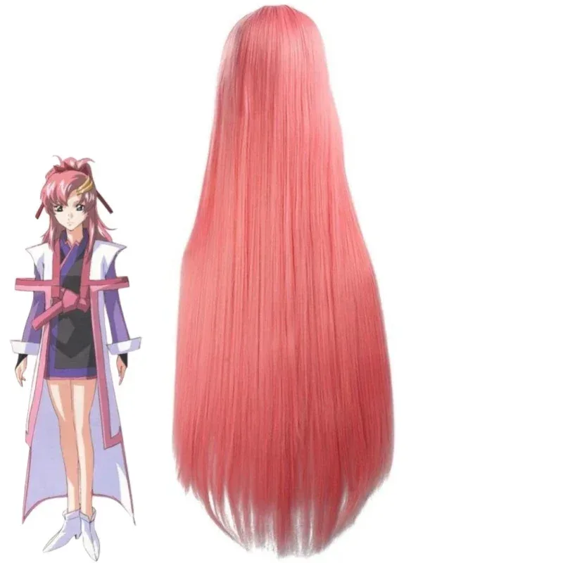 Цианиме мобильный костюм Gundam SEED Lacus Clyne косплей костюм розовый парик PLANT кимоно униформа Хэллоуин сценический костюм