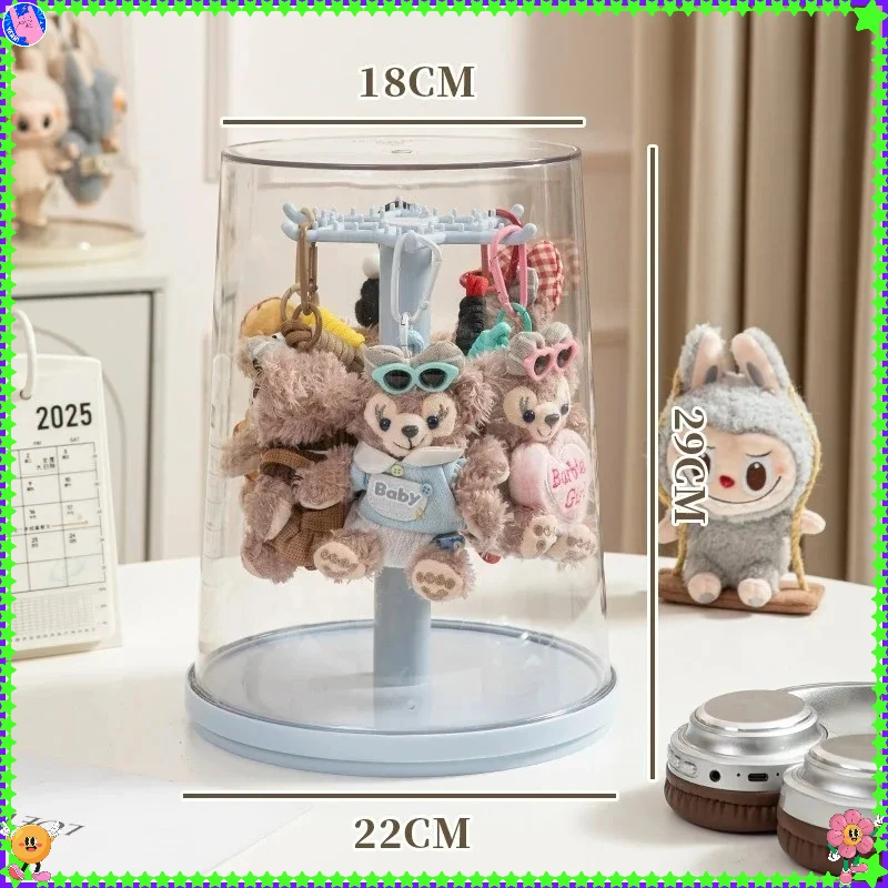 

Rotating Display Stand for Blind Box Toys, Transparent Acrylic Storage Case Organizer for 7-10cm Vinyl Figures Collection