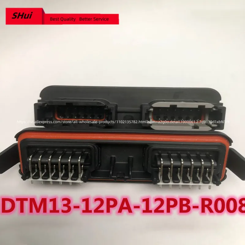 

2PCS-10PCS DTM13-12PA-12PB-R008 DTM24-pin bent needle seat automobile connector wire DTM06-12SA DTM06-12SB