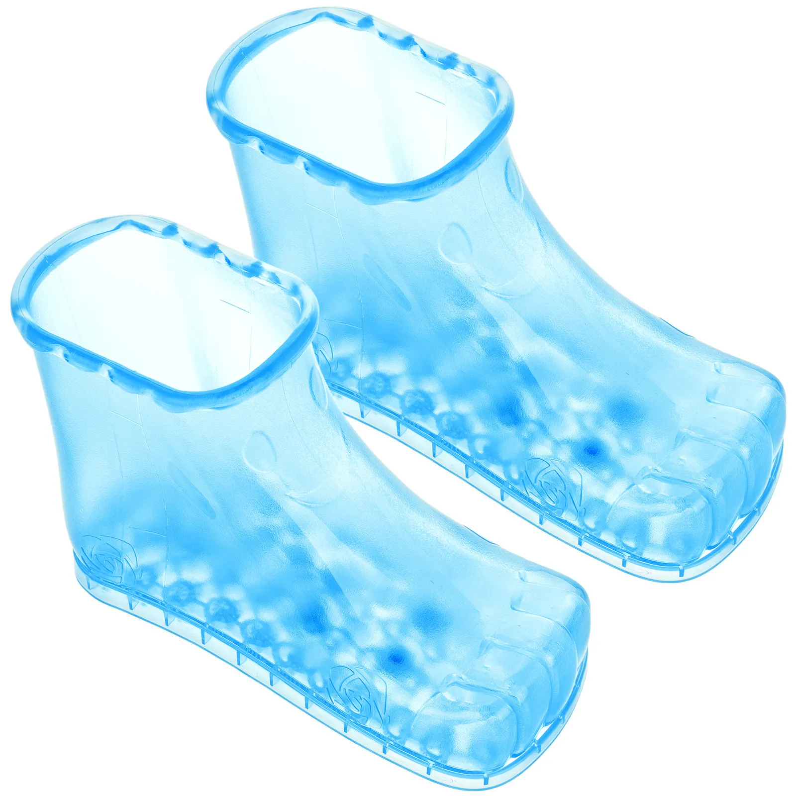 

Высокие тапочки-сапоги для ножных ванн, для домашнего спа-ухода, расслабляющего массажа и педикюра, удобные, легко моются, для семейного использования, синие