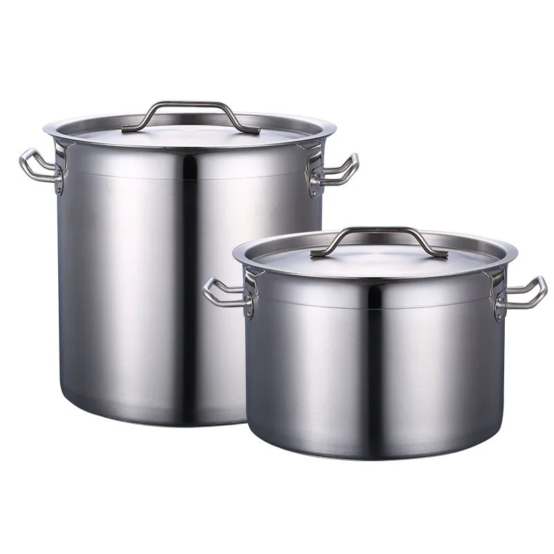 

High quality 304 stainless steel soup pot soup pot gas induction cooker use pot