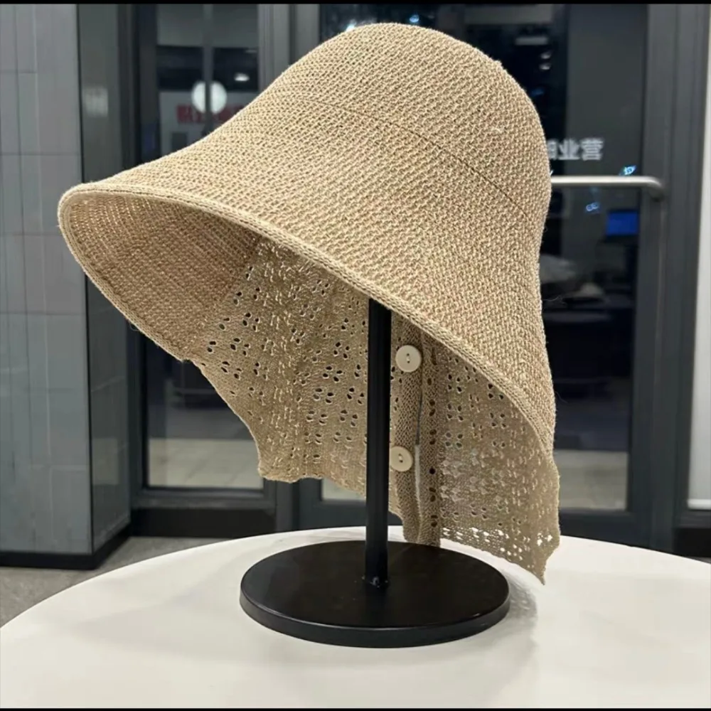 

Protection Breathable Sunshade Fishing Cap Face Covering Ne Protection Large Brim Hat Large Brim Tea Piing Hat Outdoor