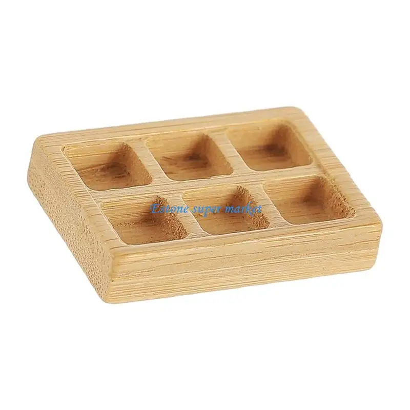 090B Mini Display Tray For Dollhouses Furniture Creative Play Toy With Smooth Surfaces
