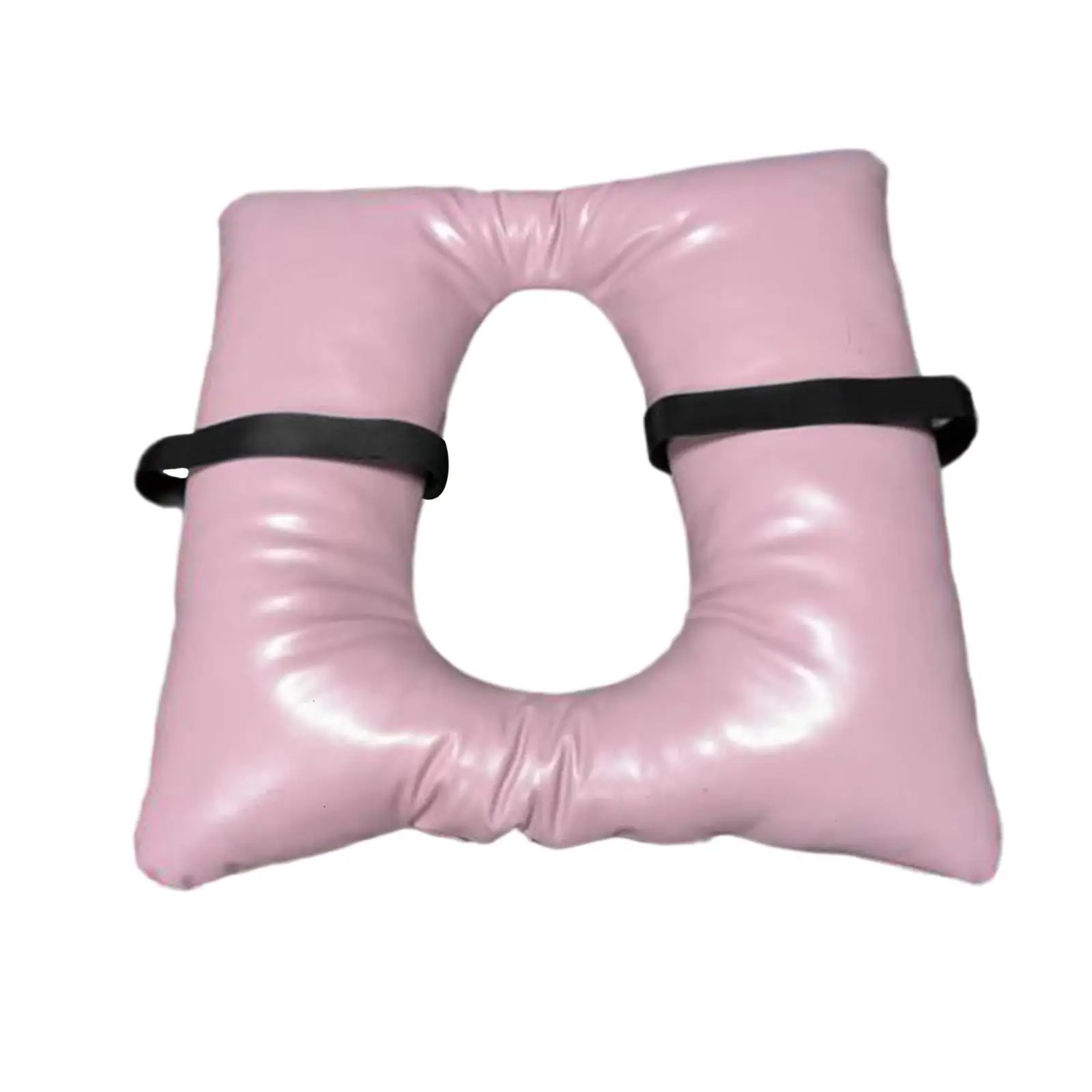 Commode Chair Seat Cushion Padded Support Soft PU Leather Universal Waterproof Pad Cover for Senior Disabled Adult Home