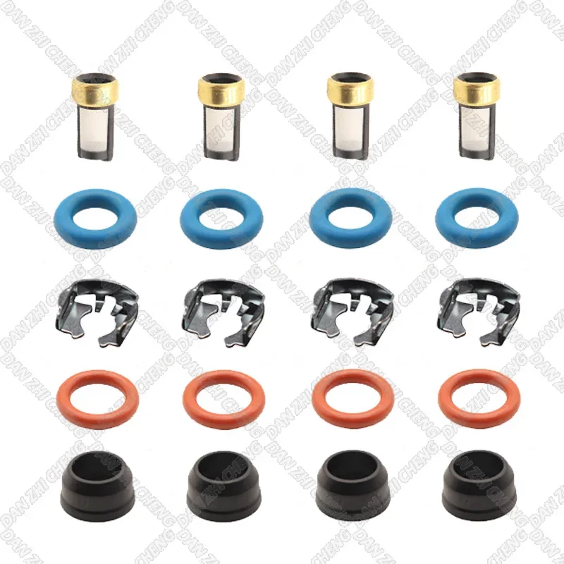 Fuel Injectors Seals O-Ring Repair  for 01-07 Chevy GMC Cadillac 4.8L 5.3L 6.0L 17113553 25317628 25320288