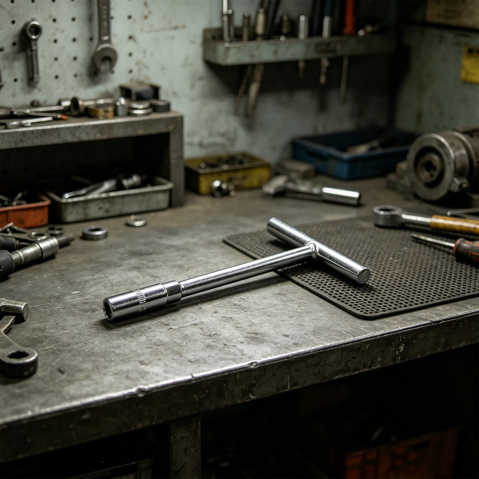 Workshop Ready T Handle Socket Wrench Set with 8mm 10mm 12mm 13mm Metric Hex Sockets for Daily Mechanical Tasks