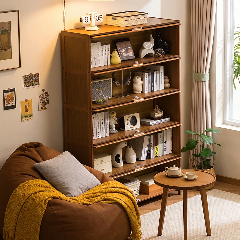 locker, living room bookcase, locker, medieval bay window storage display cabinet,