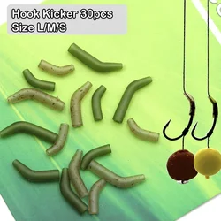 30x Carp Fishing Hook Kickers Size S/M/L D Rig Kickers Hooks Line Short Line Aligner For Carp Fishing Tackle Accessories