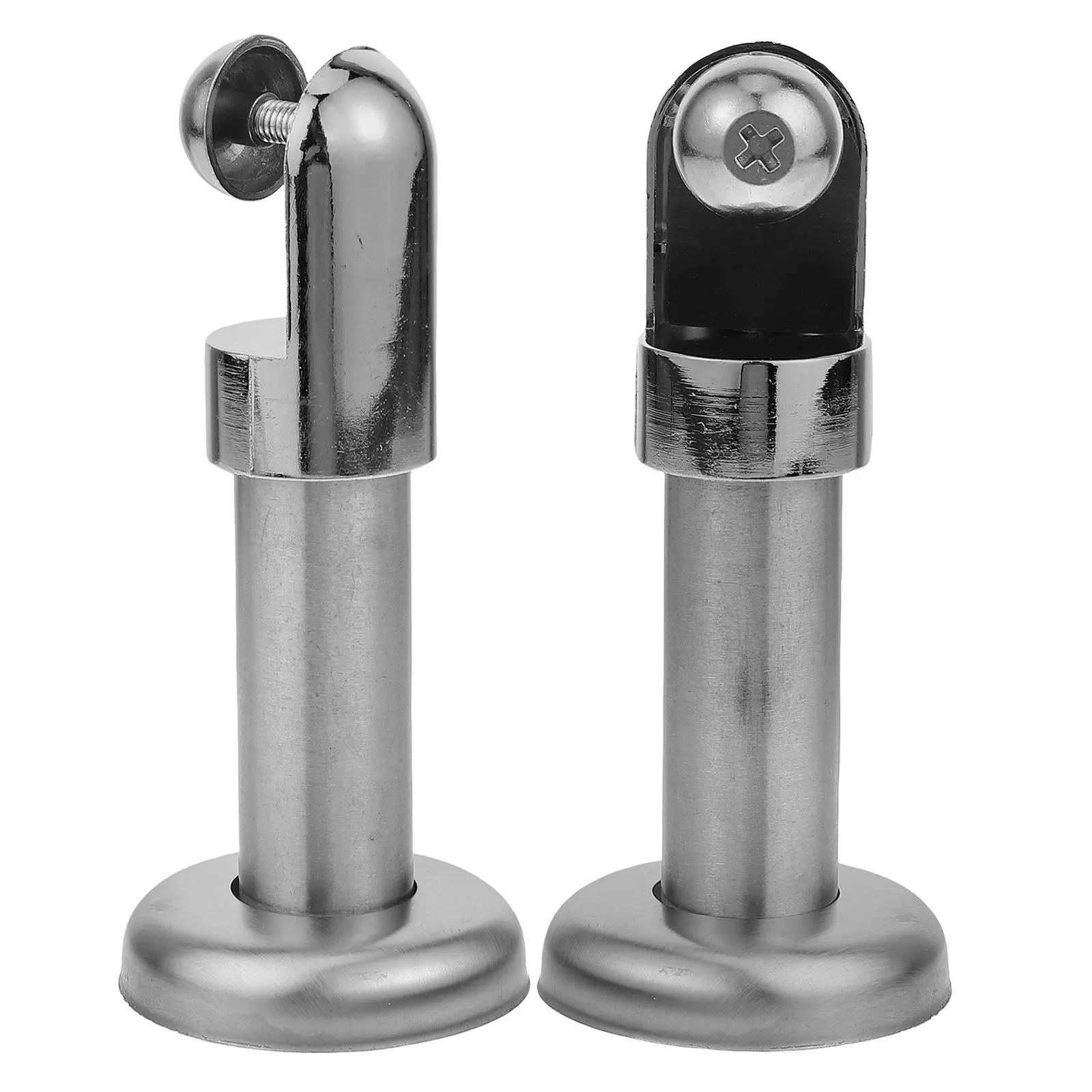 

2Pcs Toilet Partition Support Brackets Stainless Steel Bathroom Stall Legs Commercial Restroom Divider Hardware Adjustable