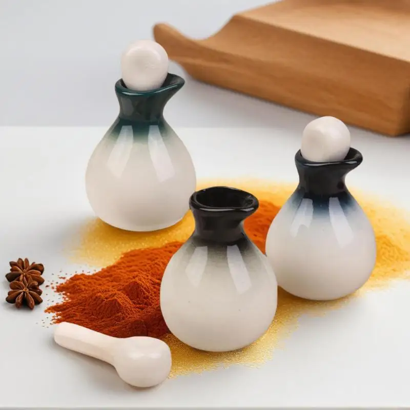 60ml Ceramic Essential Oil Bottle Duck Mouth Fragrance Aroma Diffuser Refill Perfume Storage Container Dispensing Bottle