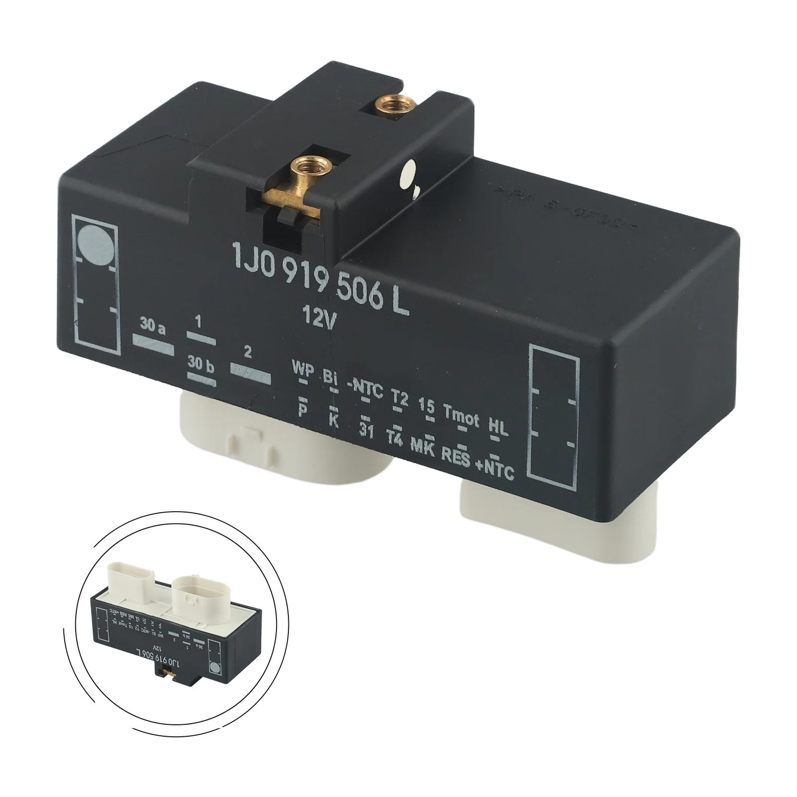 

Реле управления вентилятором охлаждения двигателя для автомобилей 2008-2014 годов, номер детали 1J0919506L, профессиональное решение для замены