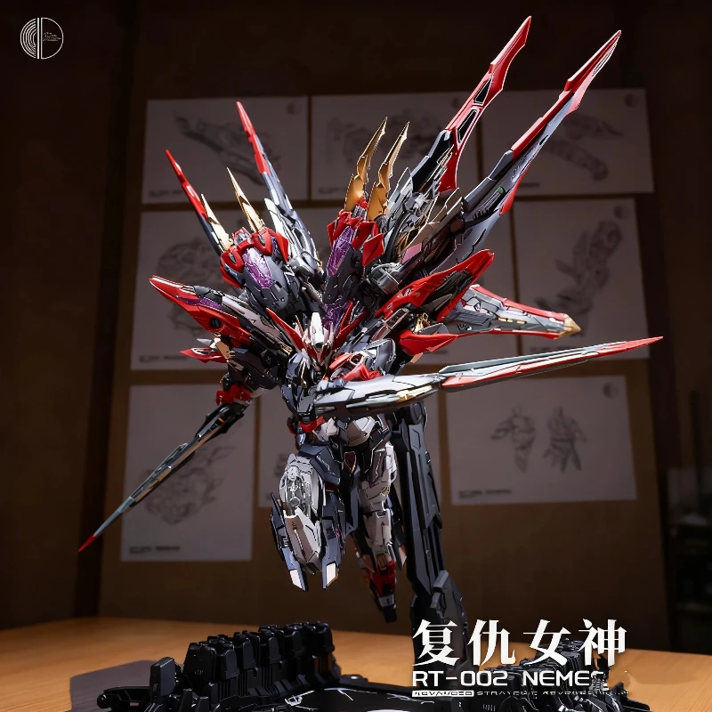 Infinite Dimension 1/100 Nemesis Mecha Assembly Model Kit Action Figure 3-Layer Skeleton With Stand Collectible Toy Boy Gift