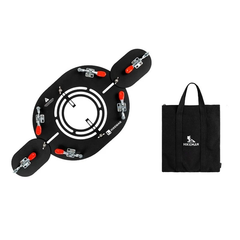 HIKEMAN-مقبس موقد مقاوم للهب عالي مع فتحة مدخنة ، خيام مقاومة للحريق ، واقية ، مناسبة للمشي لمسافات طويلة ، في الهواء الطلق ، مدفأة