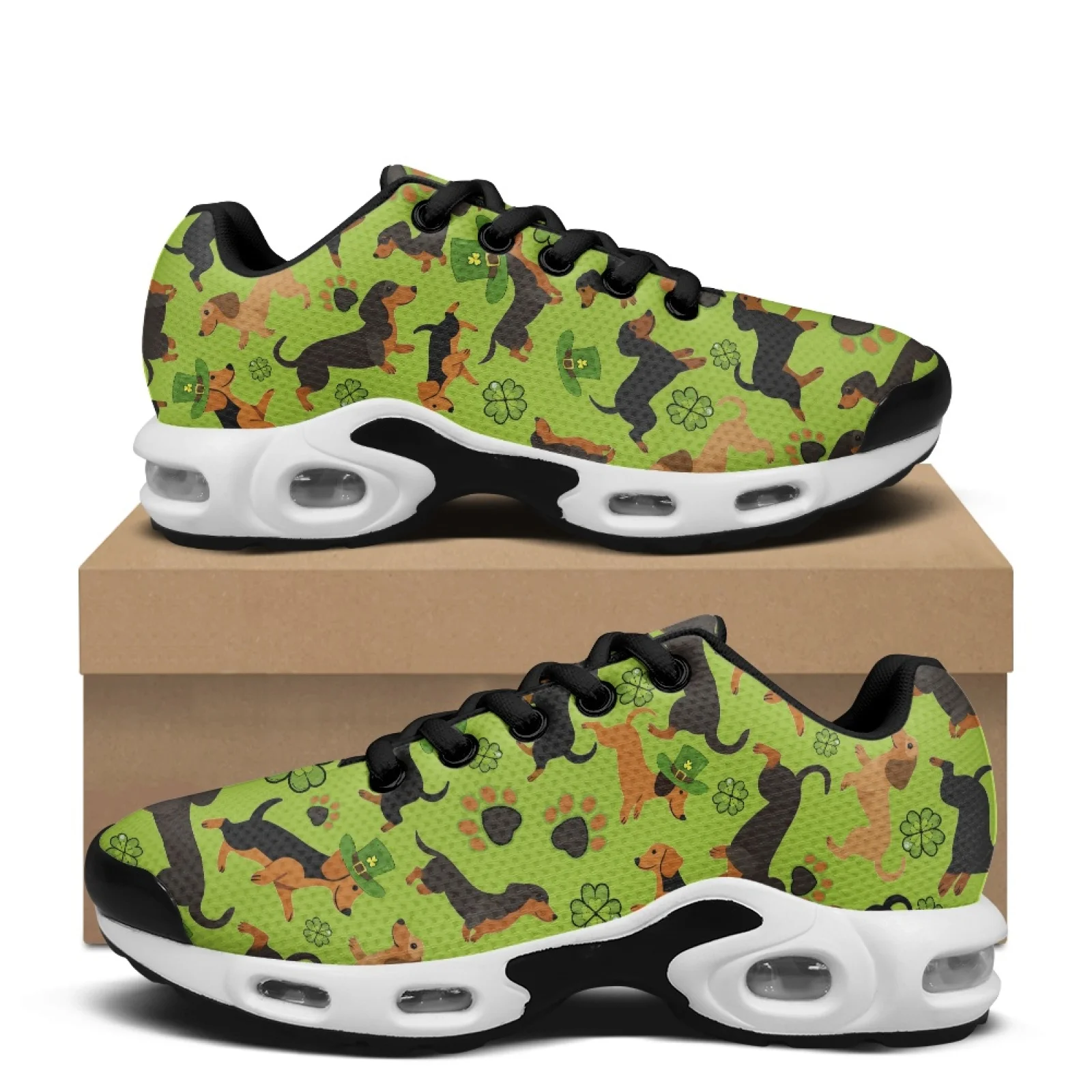 Air Cushion Jogger Shoes Men - PENSTROLL ラッキーハット ダックスフント エアクッションシューズ メンズ ジム