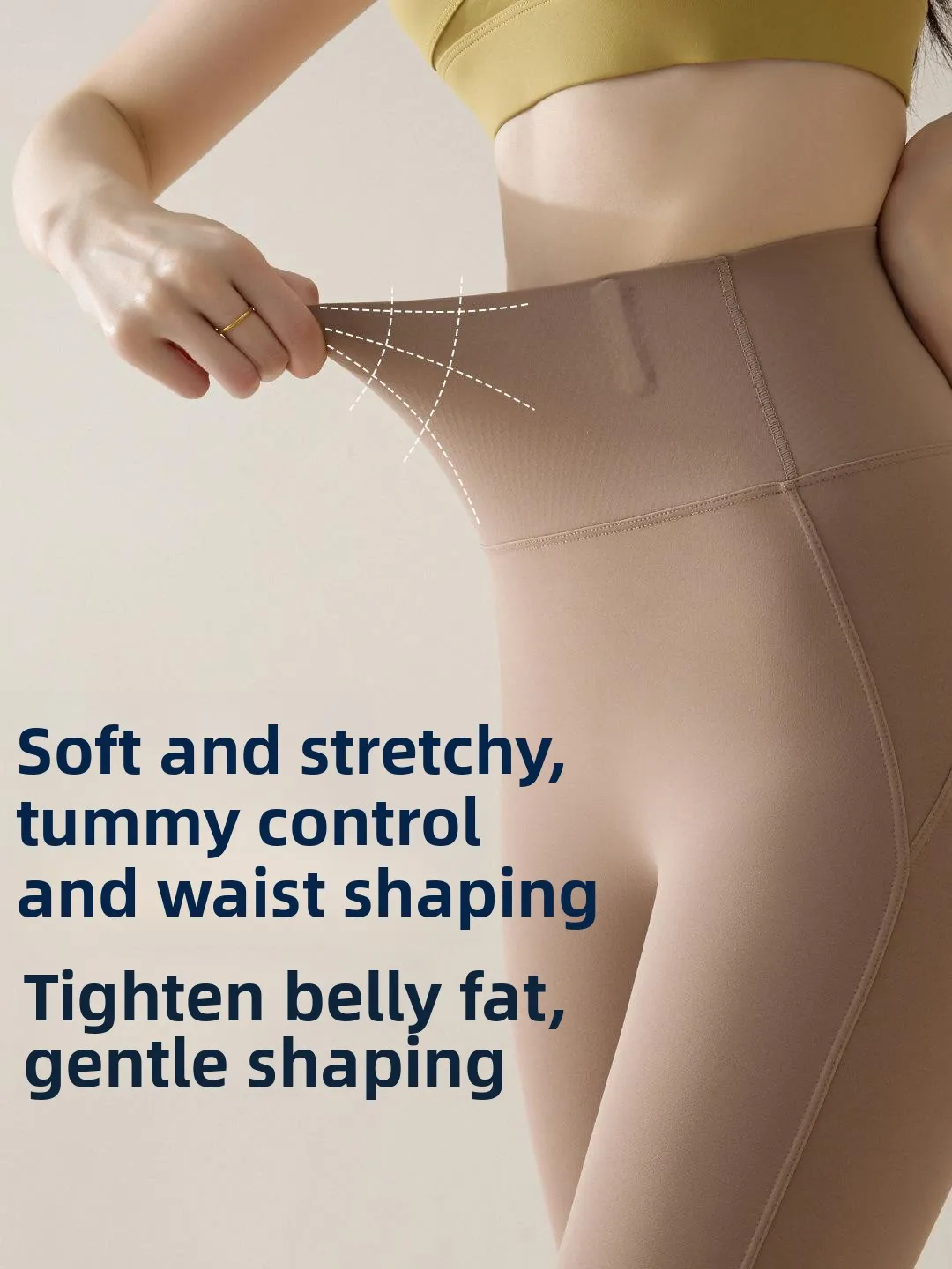 Pantaloni Yoga a Vita Alta Snellenti da Donna, Leggeri per Primavera Estate, Controllo Addominale e Sollevamento Glutei