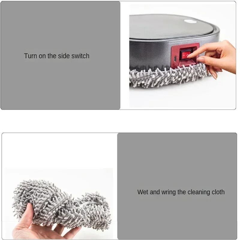 3 In 1 Robot Vacuum Cleaner Rechargeable Smart Mopping Spray Cleaner Dry And Wet Sweep And Mop Home Mopping Machine