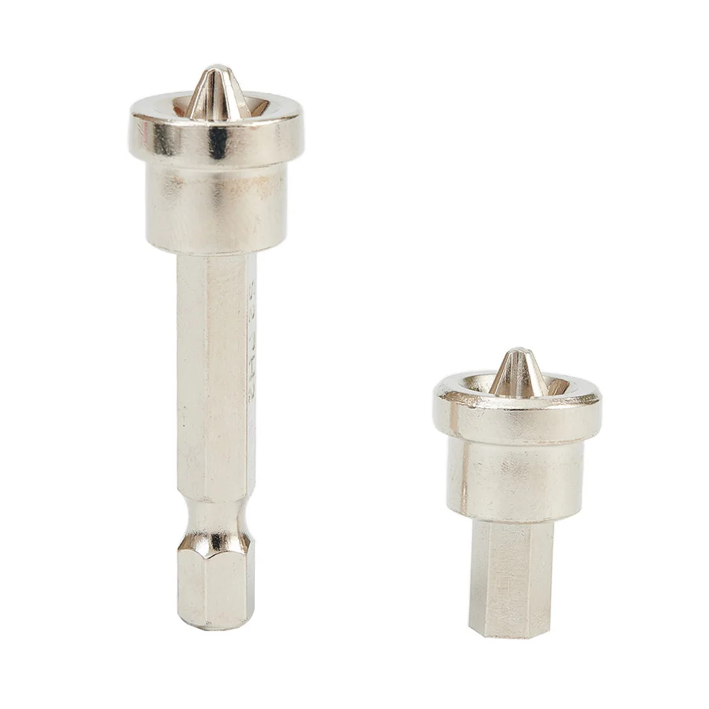 

6pcs/Set Magnetic Positioning Screwdriver Bits Head Woodworking Screw Hex Shank Positioning Bit Batch Head For Gypsum Board