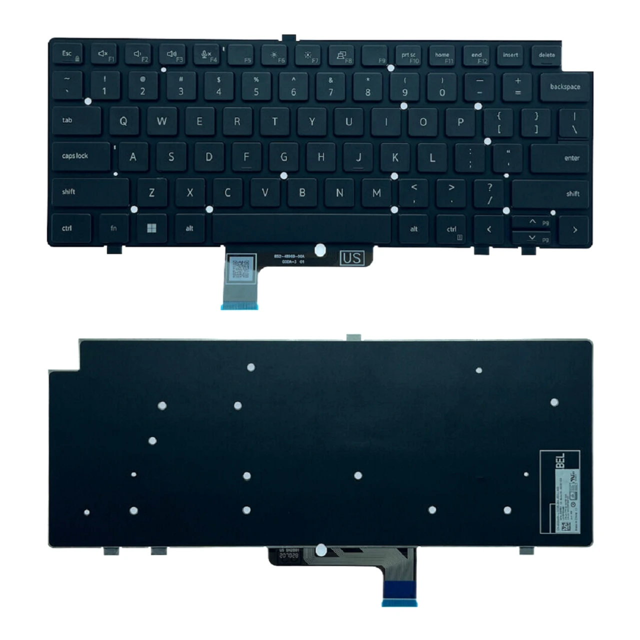 

Новая американская языковая клавиатура для Dell Latitude 7640 7440, сменная клавиатура для ноутбука 0D0M6K