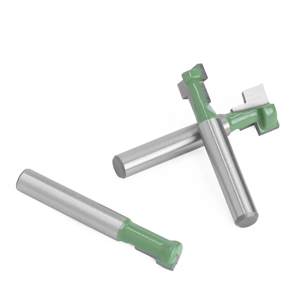 Imagem -02 - Fresa para Madeira Woodworking T-slot Cutter Router Bit Grupo Hex Bolt Key Buraco Bits t Slotting Fresa 1pc in 6.35 mm Mc01190