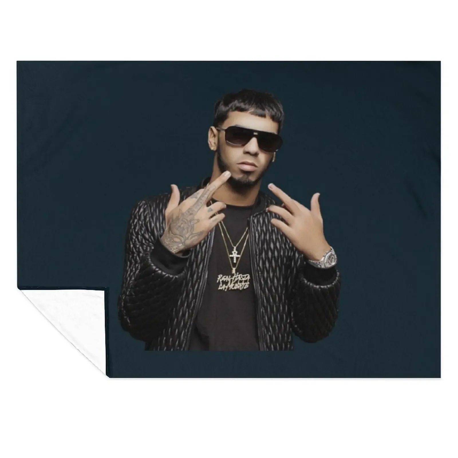 

Anuel AA Throw Blanket anime For Sofa Thin Furry Luxury Thicken Blankets