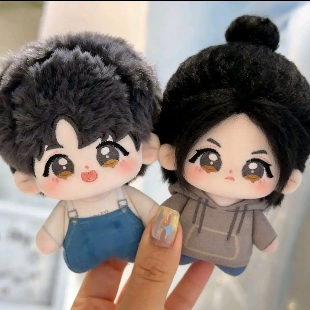 10CM Under The Skin Tv Peripheral Q Version Shen Yi Qing Yi Plush Doll Tan Jianci Character Printed Cotton Doll Pendant Fan Gift